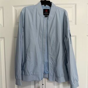 NWT- Men’s Light Blue Light Weight Jacket Size Large